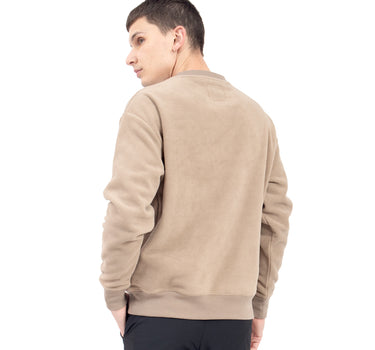 SUDADERA PARA HOMBRE POLAR FLEECE LISA CON ESTAMPADO QUARRY