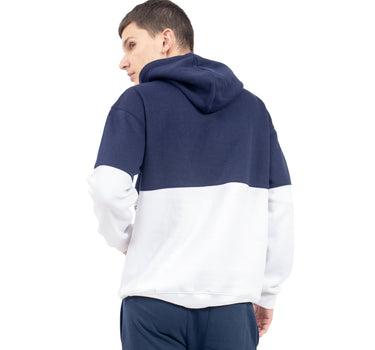 SUDADERA PARA HOMBRE CON BLOQUES C/CAPUCHA ESTAMPADA QUARRY