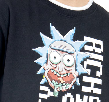 SUDADERA PARA HOMBRE ESTAMPADA RICK&MORTY DOBLE CUELLO QUARRY