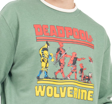 SUDADERA PARA HOMBRE ESTAMPADA DEADPOOL DOBLE CUELLO QUARRY