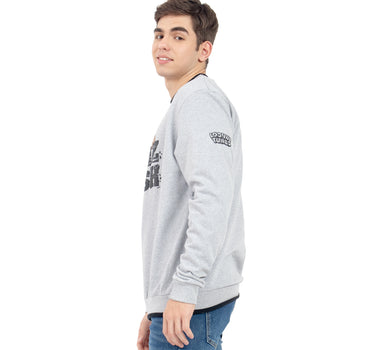 SUDADERA PARA HOMBRE ESTAMPADO TAZ SMASH DOBLE CUELLO QUARRY