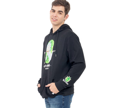 SUDADERA PARA HOMBRE HODDIE ESTAMPADA RICK & MORTY QUARRY