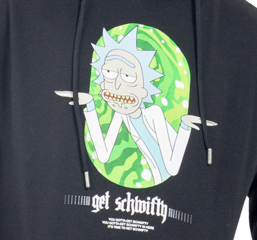 SUDADERA PARA HOMBRE HODDIE ESTAMPADA RICK & MORTY QUARRY