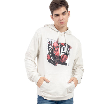 SUDADERA PARA HOMBRE ESTAMPADA DEADPOOL HODDIE QUARRY