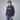 Hoodie con Estampado Delantero para Hombre Quarry #color_azul-marino