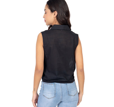 BLUSA CUELLO EN V PARA DAMA QUARRY