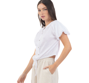 BLUSA LIGERA CON CUELLO MAO