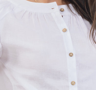 BLUSA LIGERA CON CUELLO MAO