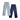 2PACK JEANS DENIM LADY CARGO COLOR BLEACH Y STONE