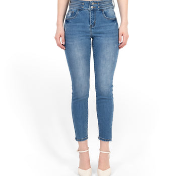 JEANS PREMIUM LEÓN PANAMA PARA MUJER QUARRY