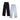 PACK 2 JEANS DENIM WIDE LEG COLOR BLEACH Y NEGRO