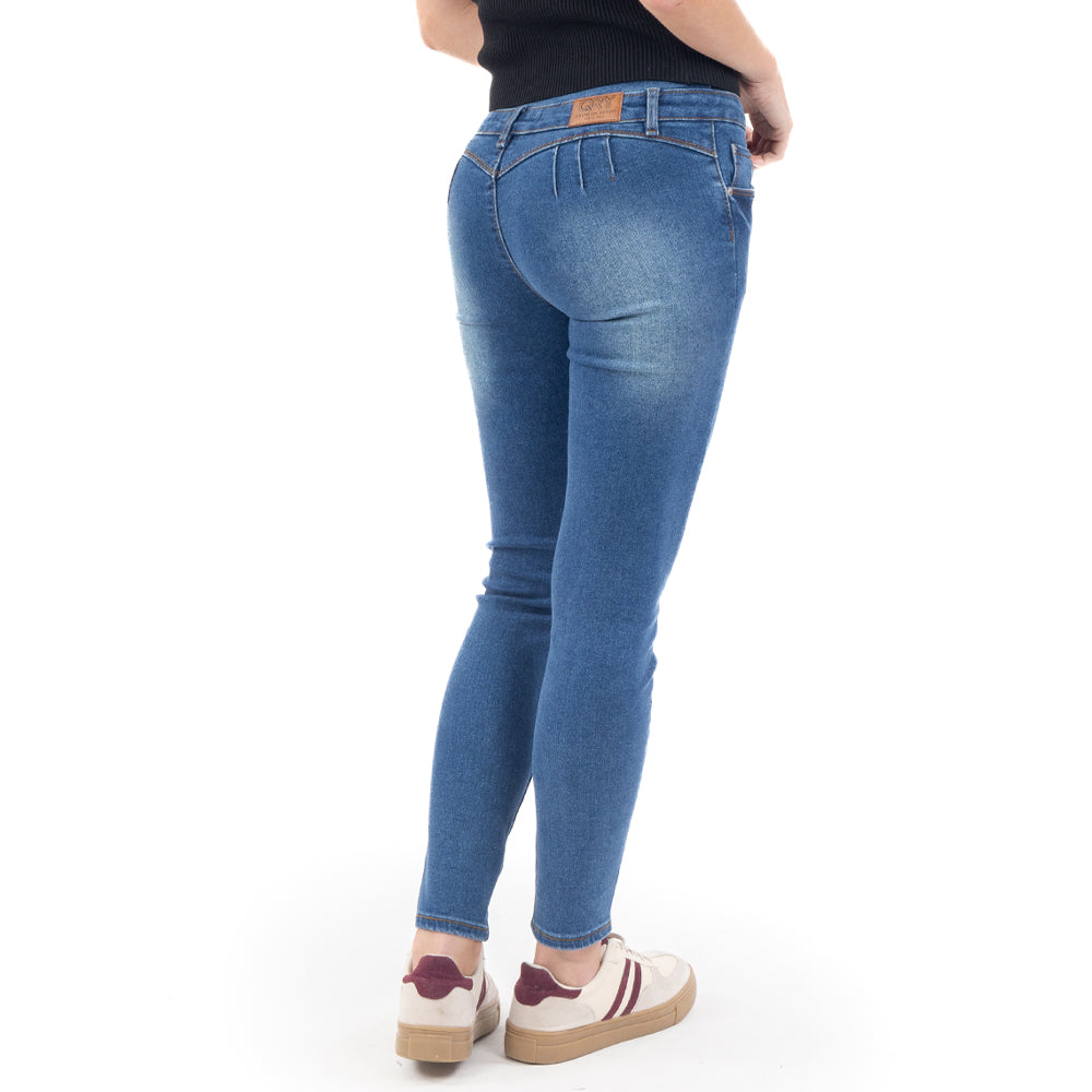 JEANS DENIM CORTE SKINNY