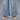 Jeans Wide Leg Deslavado con Flecos para Mujer Quarry #color_bleach