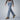 Jeans Straight de Mezclilla Stretch para Mujer Quarry #color_snow-wash