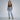 Jeans Straight de Mezclilla Stretch para Mujer Quarry #color_snow-wash