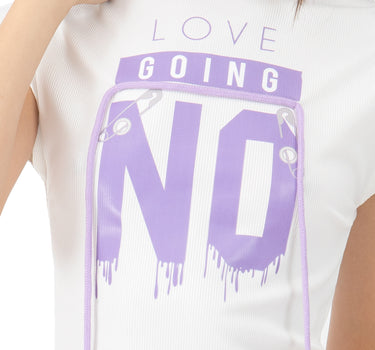 PLAYERA ESTAMPADA LOVE GOING NO DAMA QUARRY