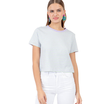 PLAYERA CON RAYAS PARA DAMA QUARRY