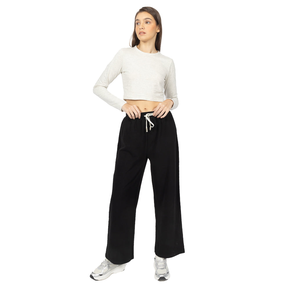 Playera Crop manga larga