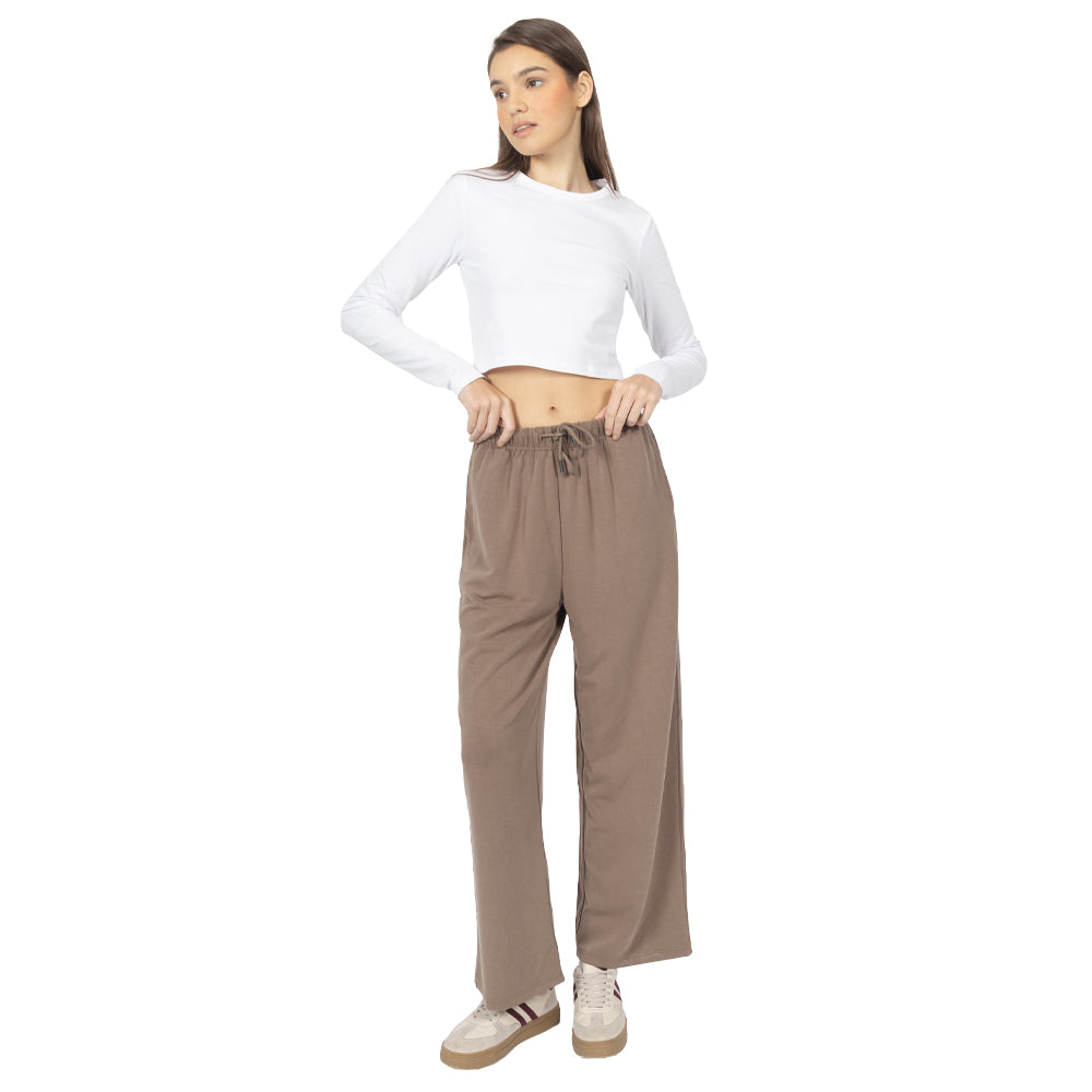 Playera Crop manga larga