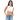 TOP AJUSTADO CON RIB EN CUELLO Y MANGAS