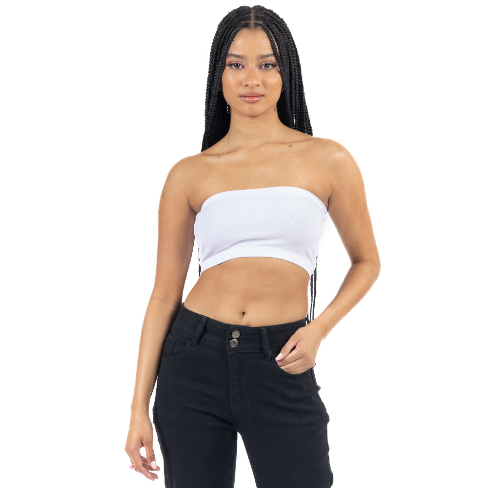 TOP STRAPLESS SEAMLESS LISO
