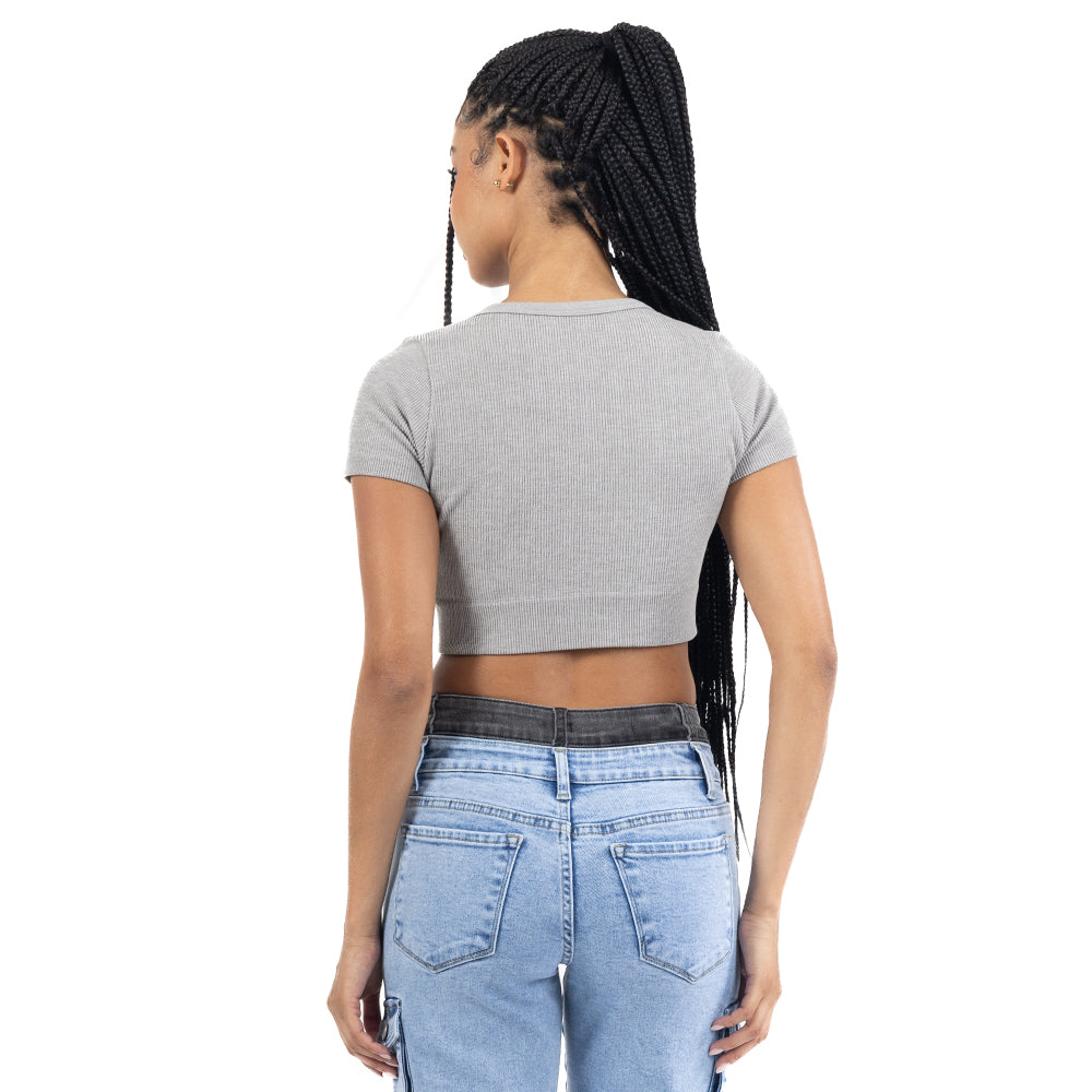 BLUSA CORTA LISA SEAMLESS
