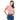 BLUSA A RAYAS MEDIA ALETILLA CON CONTRASTE