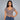 Playera Crop Henley de Rayas para Mujer Quarry #color_cafe