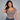 Playera Crop Henley de Rayas para Mujer Quarry #color_cafe