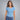 Playera Slim con Contraste para Mujer Quarry #color_azul-claro