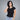 Playera Slim con Contraste para Mujer Quarry #color_negro