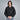 Sudadera Cropped con Cierre para Mujer Quarry #color_negro