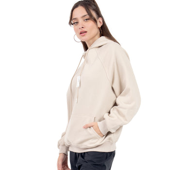 SUDADERA PARA MUJER QUARRY OVERSIZE HOODIE Y BOLSA CANGURO