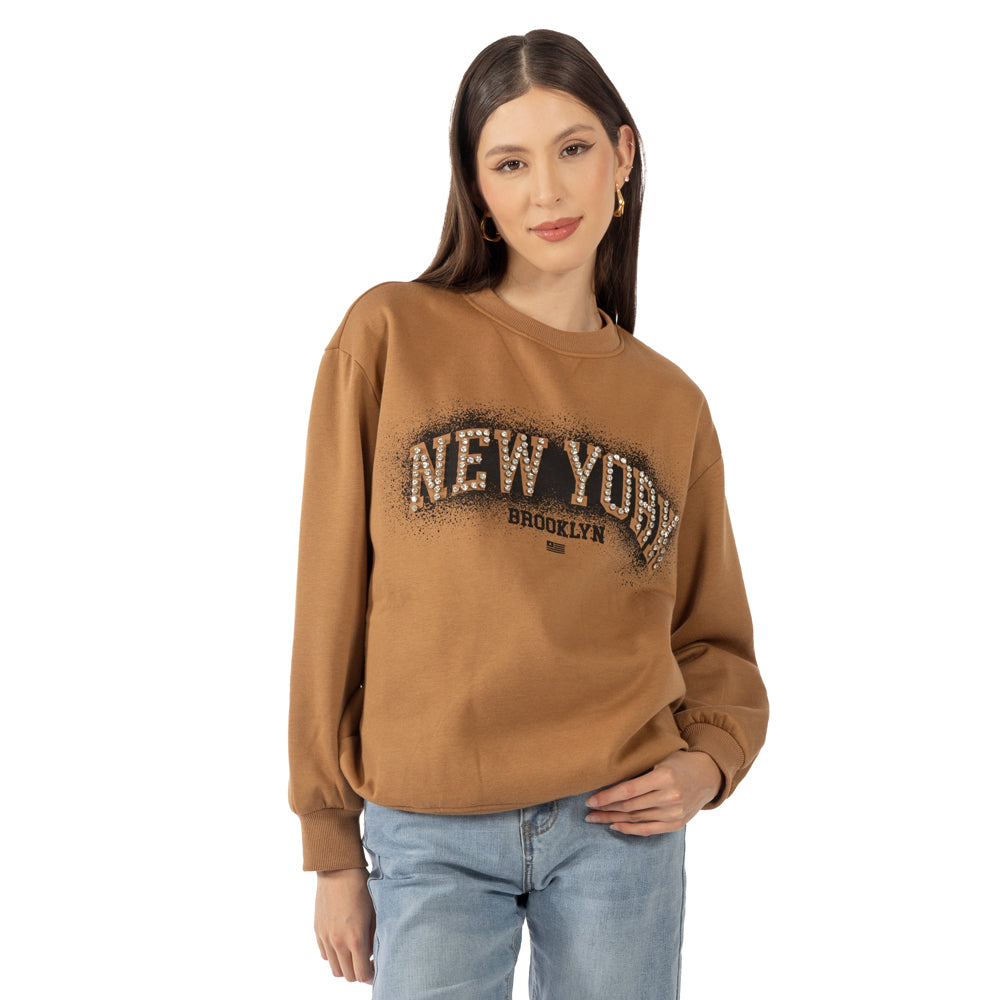 Sudadera estampada
