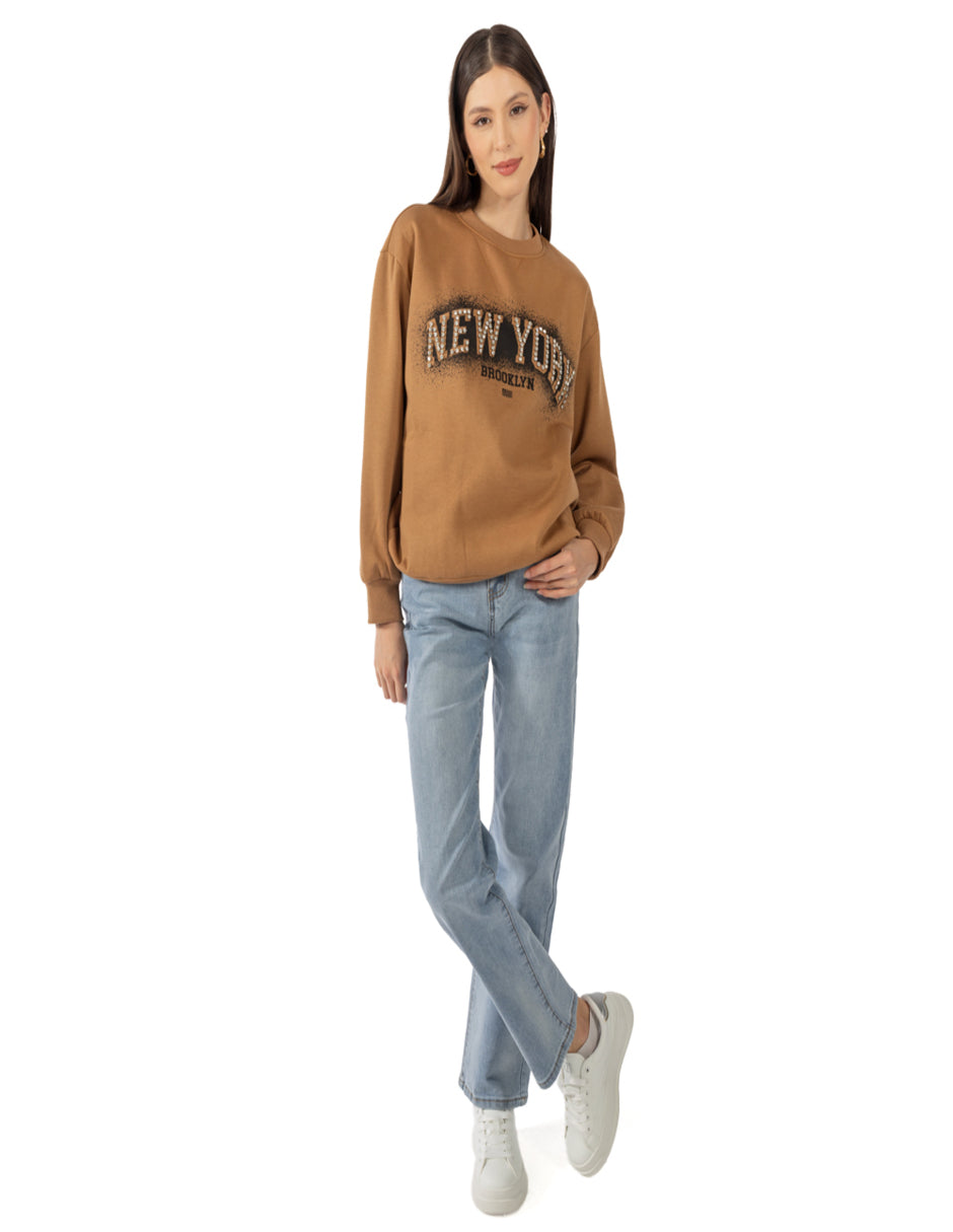 Sudadera estampada
