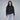 Sudadera Hoodie con Bolsillo para Mujer Quarry #color_negro