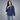Sudadera Varsity con Cuello V para Mujer Quarry #color_azul-marino