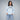 Sudadera Oversized con Estampado para Mujer Quarry #color_azul-claro