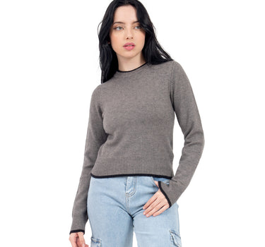 SWEATER PARA MUJER DOBLE EFECTO QUARRY