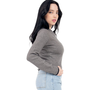 SWEATER PARA MUJER DOBLE EFECTO QUARRY