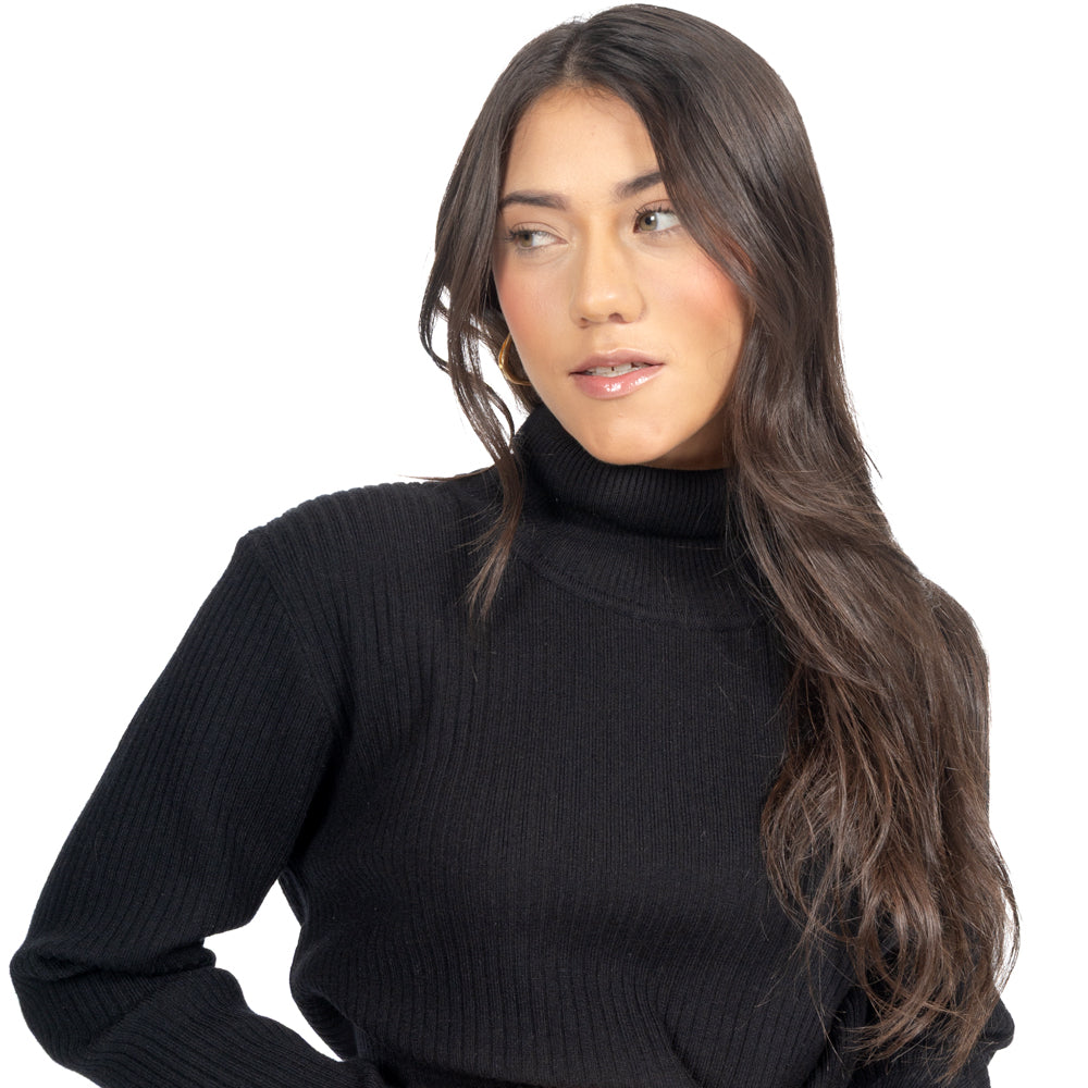 Suéter cuello alto