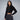 Suéter Cropped con Cierre para Mujer Quarry #color_negro
