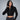 Suéter Cropped con Cierre para Mujer Quarry #color_negro