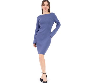 VESTIDO PARA MUJER QUARRY AJUSTADO CON ESCOTE TRASERO