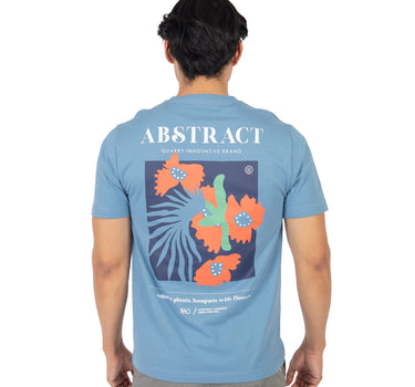 PLAYERA ESTAMPADO ARTE COLOR AZUL PARA HOMBRE QUARRY