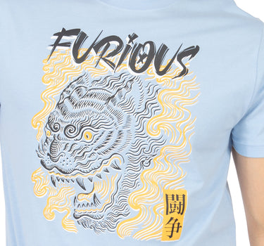 PLAYERA ESTAMPADO ASIAN CULTURE COLOR AZUL PARA HOMBRE QUARRY